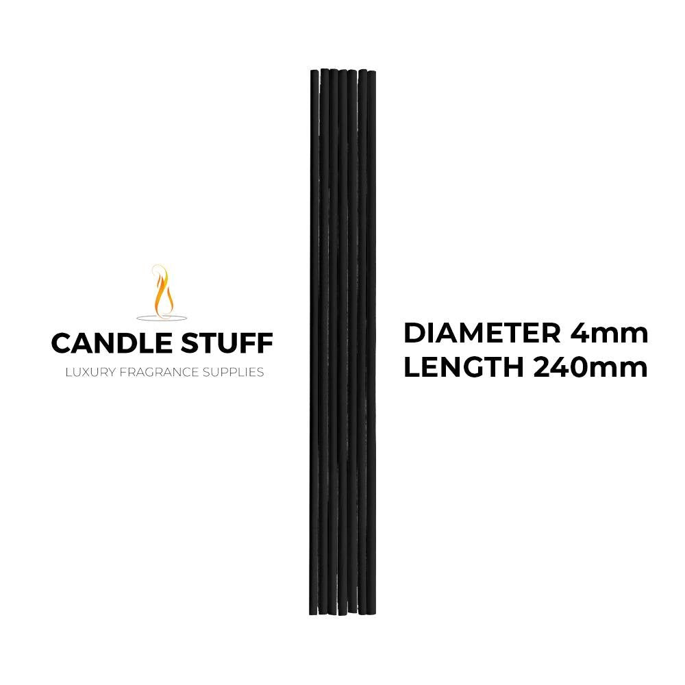 Black Synthetic Diffuser Reeds 4mm by 240mm